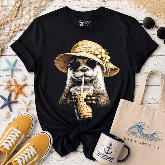 Hipster Otter Summer T-Shirt