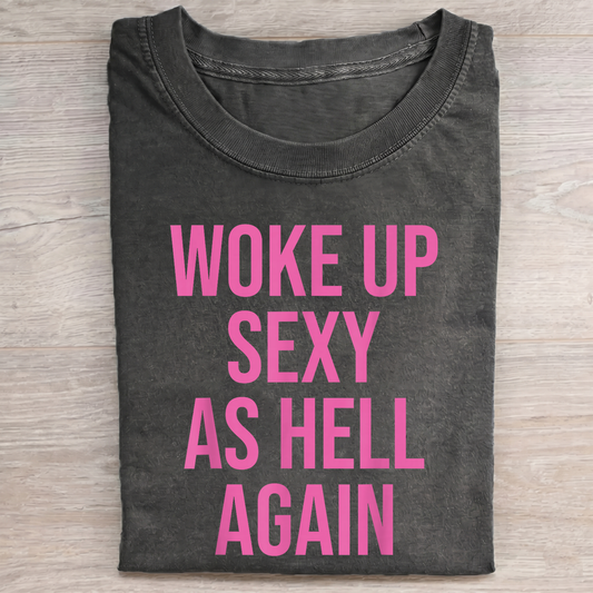 WOKE UP Funny Meme Shirt