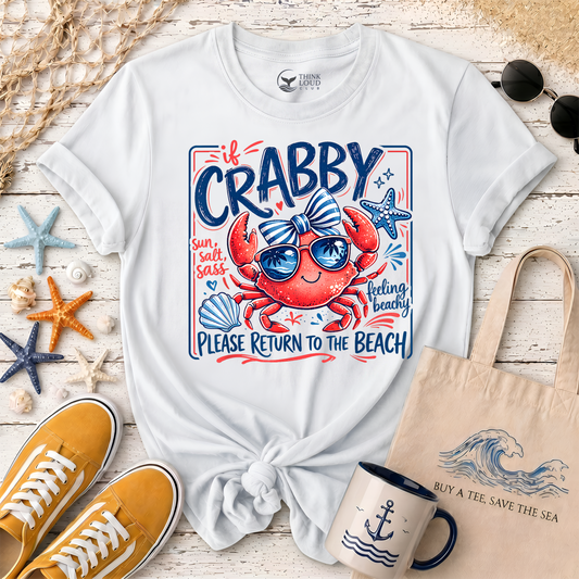 Funny Crabby Trendy Summer T-Shirt