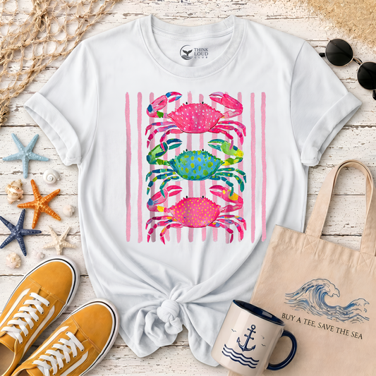 Funny Trendy Crab Summer T-Shirt