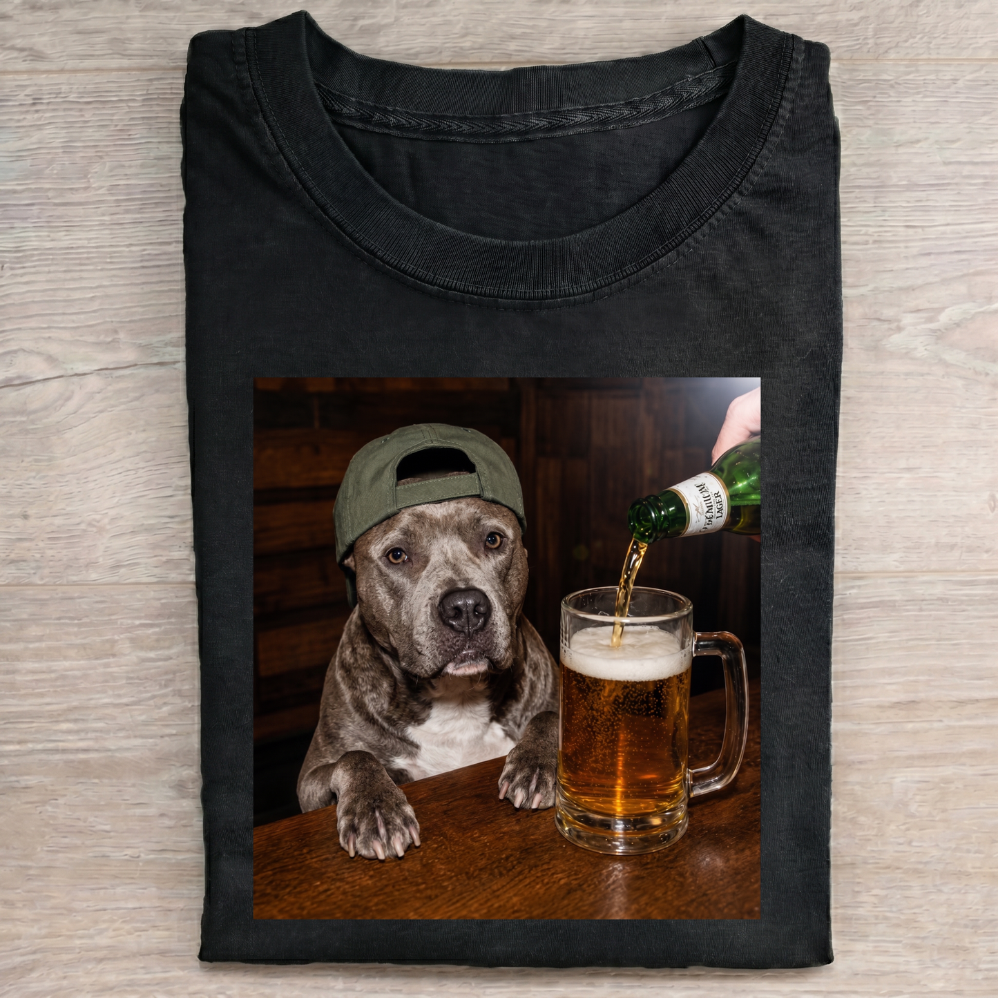 Funny Bulldog Drink T-Shirt